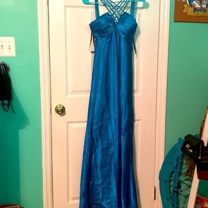 Blue Prom dress